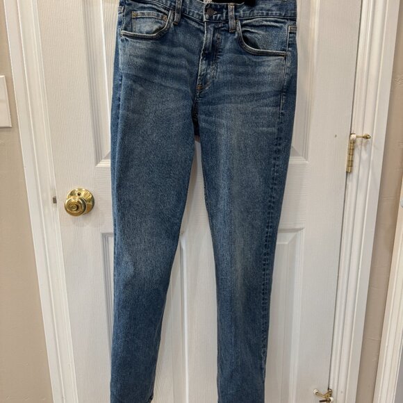 Faherty Brand Organic Cotton Slim Straight Denim Jeans - Mens 30x32 - NWT - Picture 4 of 7